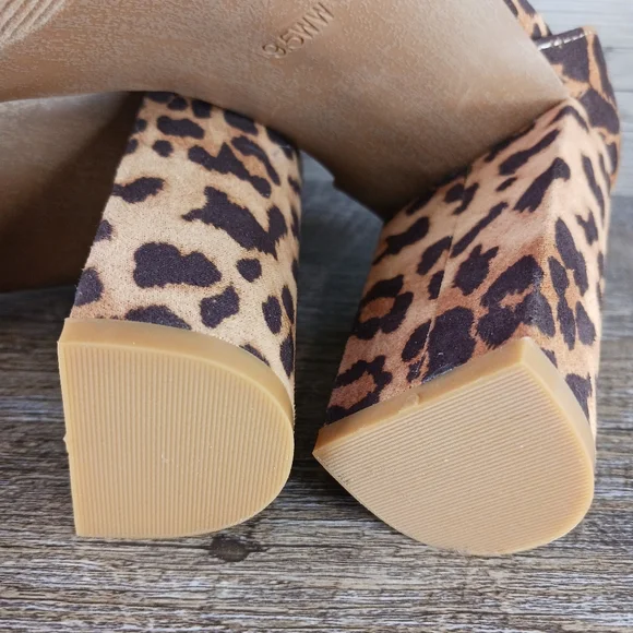 Sold-Torrid heels women's 9.5WW leopard print block - Picture 11 of 11